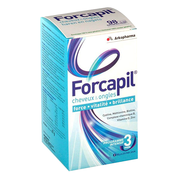 Forcapil Cure de 3 mois 180 gélules